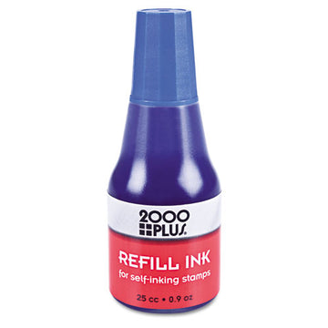 COSCO 2000PLUS® Self-inking Refill Ink, Red, 0.9 Oz. Bottle freeshipping - TVN Wholesale